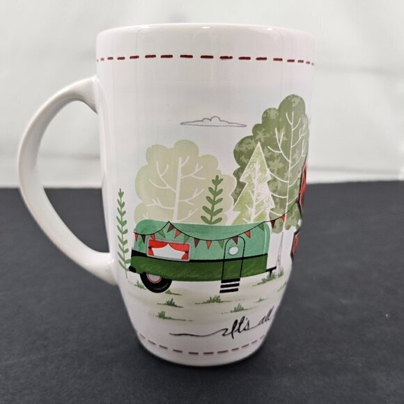 Conventry Retro Camper “It’s all about the journey” 18 Oz Porcelain Mug - "S" - Picture 15 of 16
